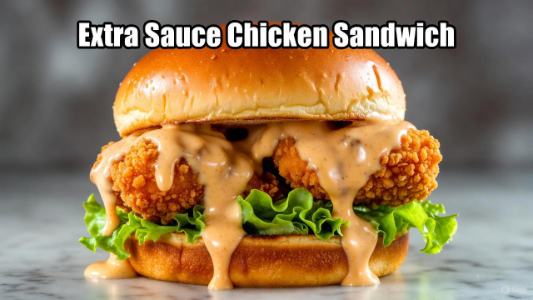Extra Sauce Chicken Sandwich