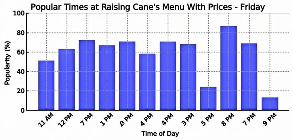 Raising Canes Menu With Prices Friday