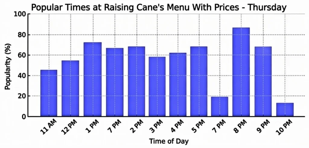 Raising Canes Menu With Prices Thursday