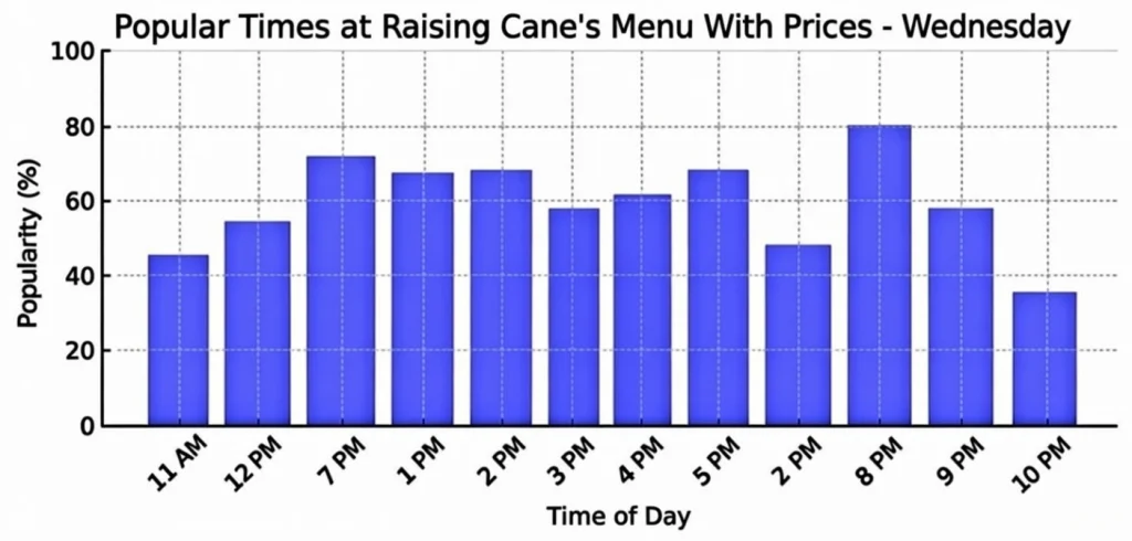 Raising Canes Menu With Prices Wednesday