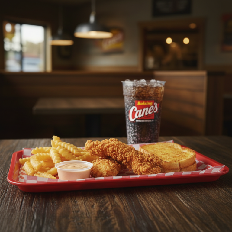 Combo with Coleslaw at Raising Canes