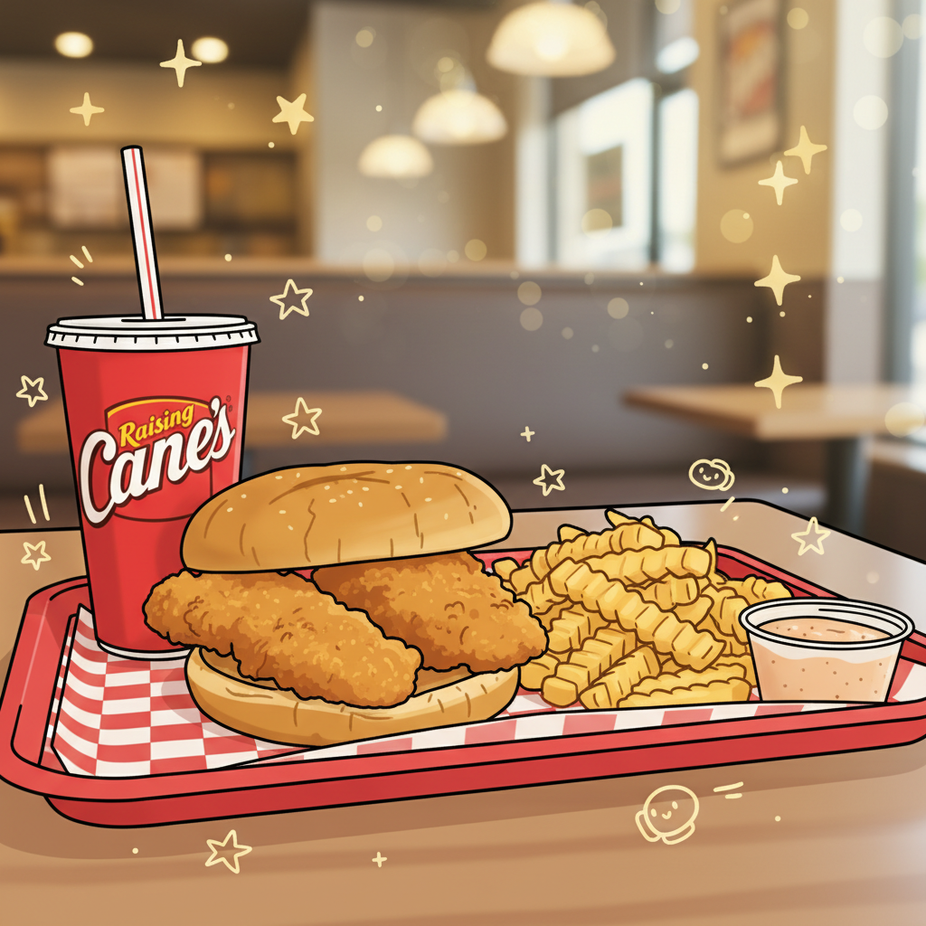 Combo with Coleslaw at Raising Canes