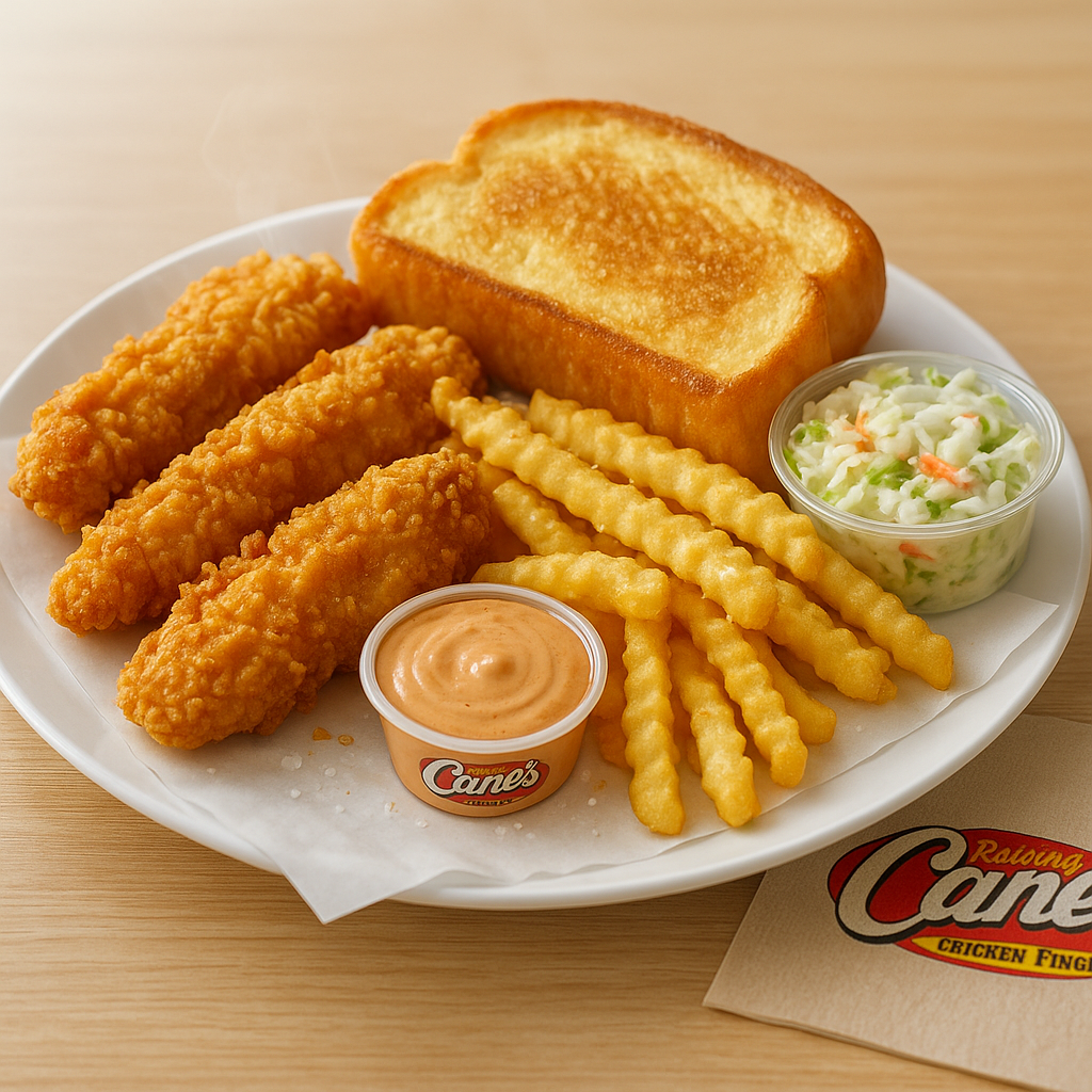 Combo with Coleslaw at Raising Canes