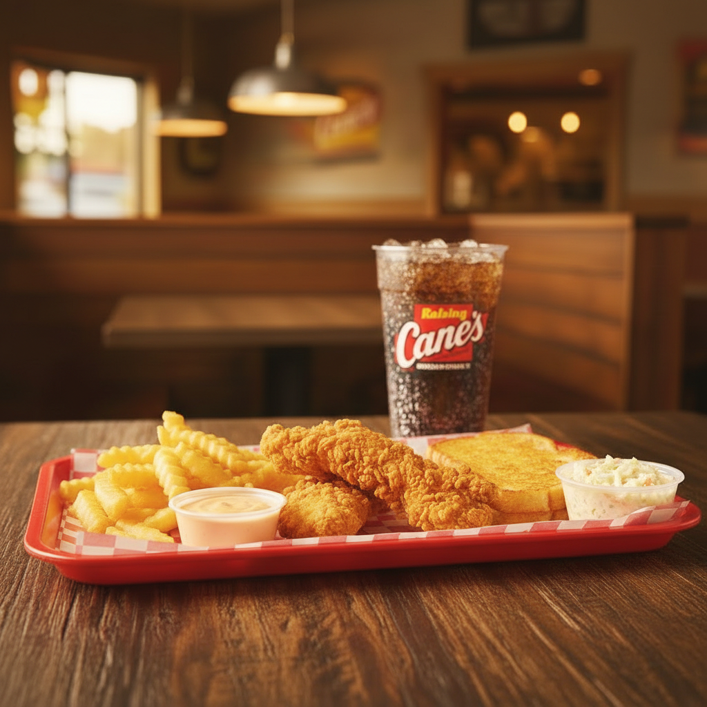 Combo with Coleslaw at Raising Canes