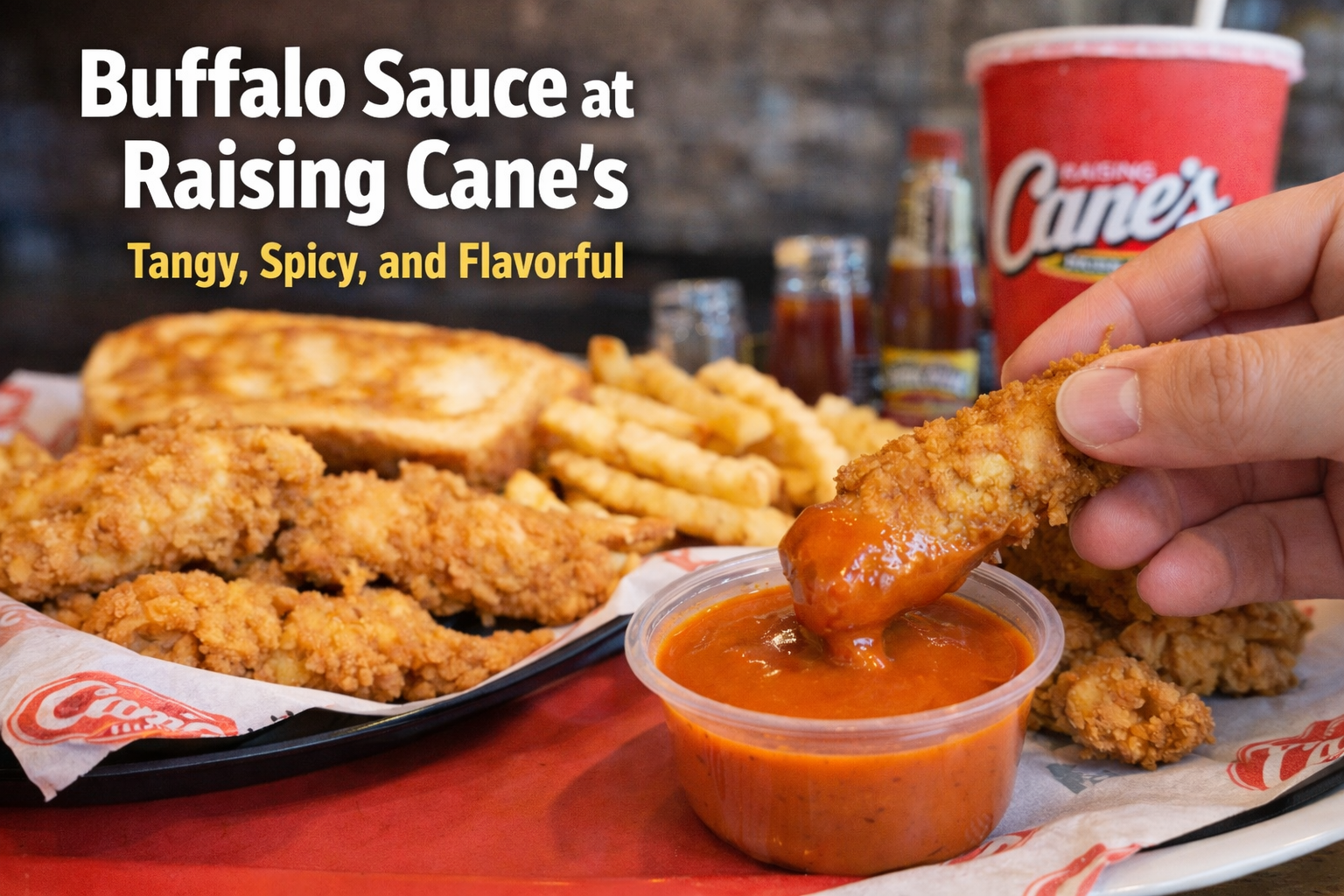 Buffalo Sauce at Raising Cane’s